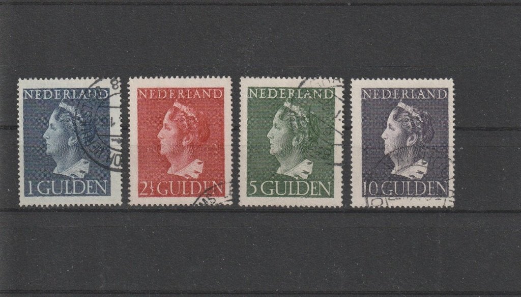 Nederland 1946, NVPH 346 t/m 349, Gestempeld., Postzegels en Munten, Postzegels | Nederland, Ophalen of Verzenden, Na 1940, Gestempeld