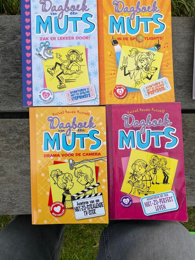 4 boeken dagboek van een muts, Ophalen, Zo goed als nieuw, Verhalen
