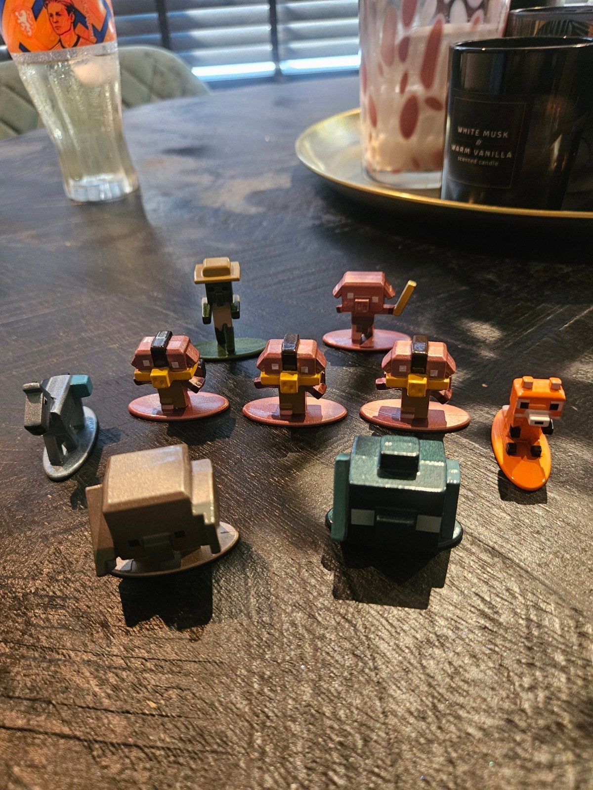 Minecraft Dungeons Mini Figuren Set - 9 stuks, Ophalen of Verzenden, Gebruikt