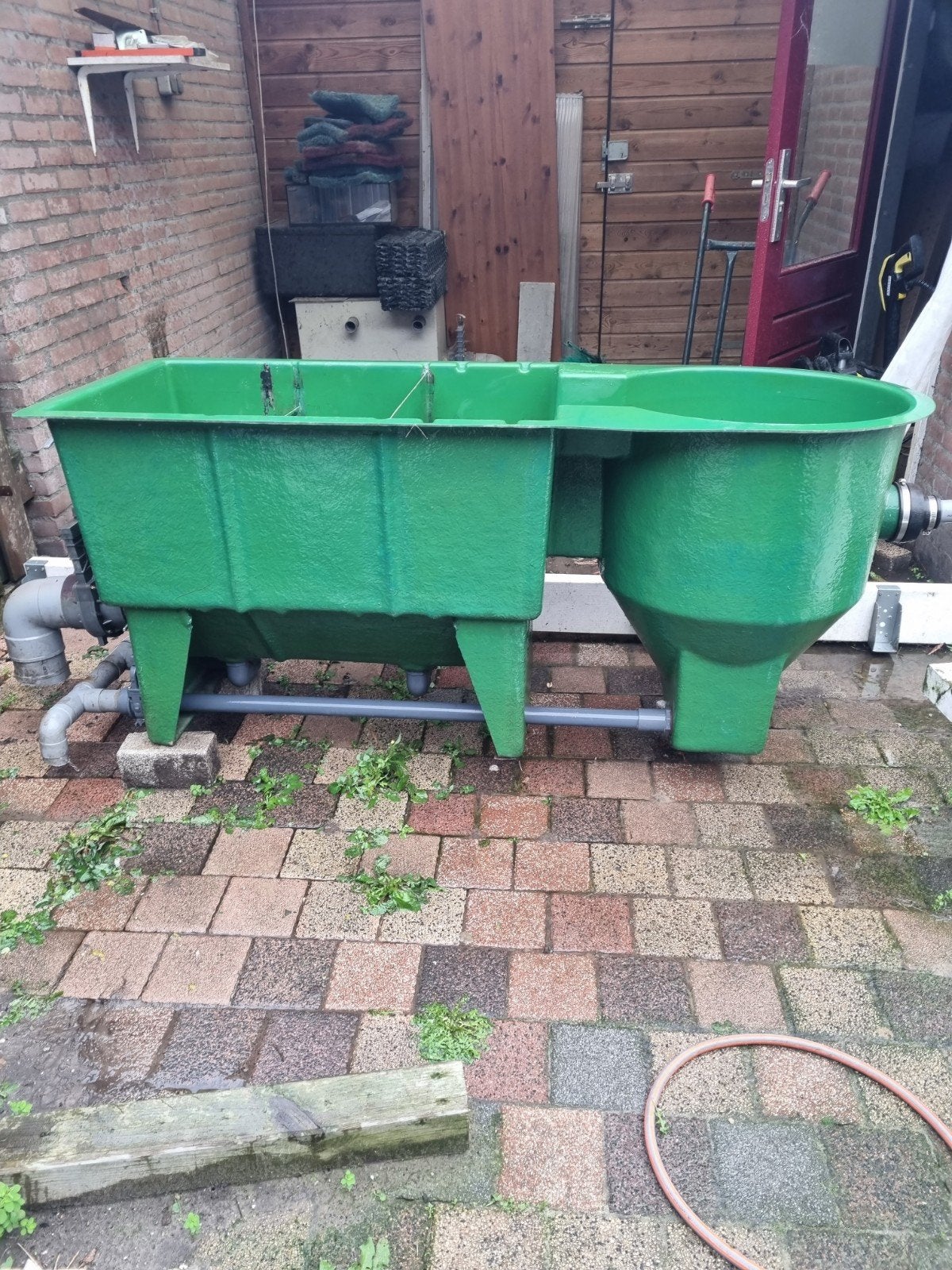 3-kamer vijverfilter met vortex, matten en schuifkranen, Tuin en Terras, Vijvers, Ophalen of Verzenden, Gebruikt