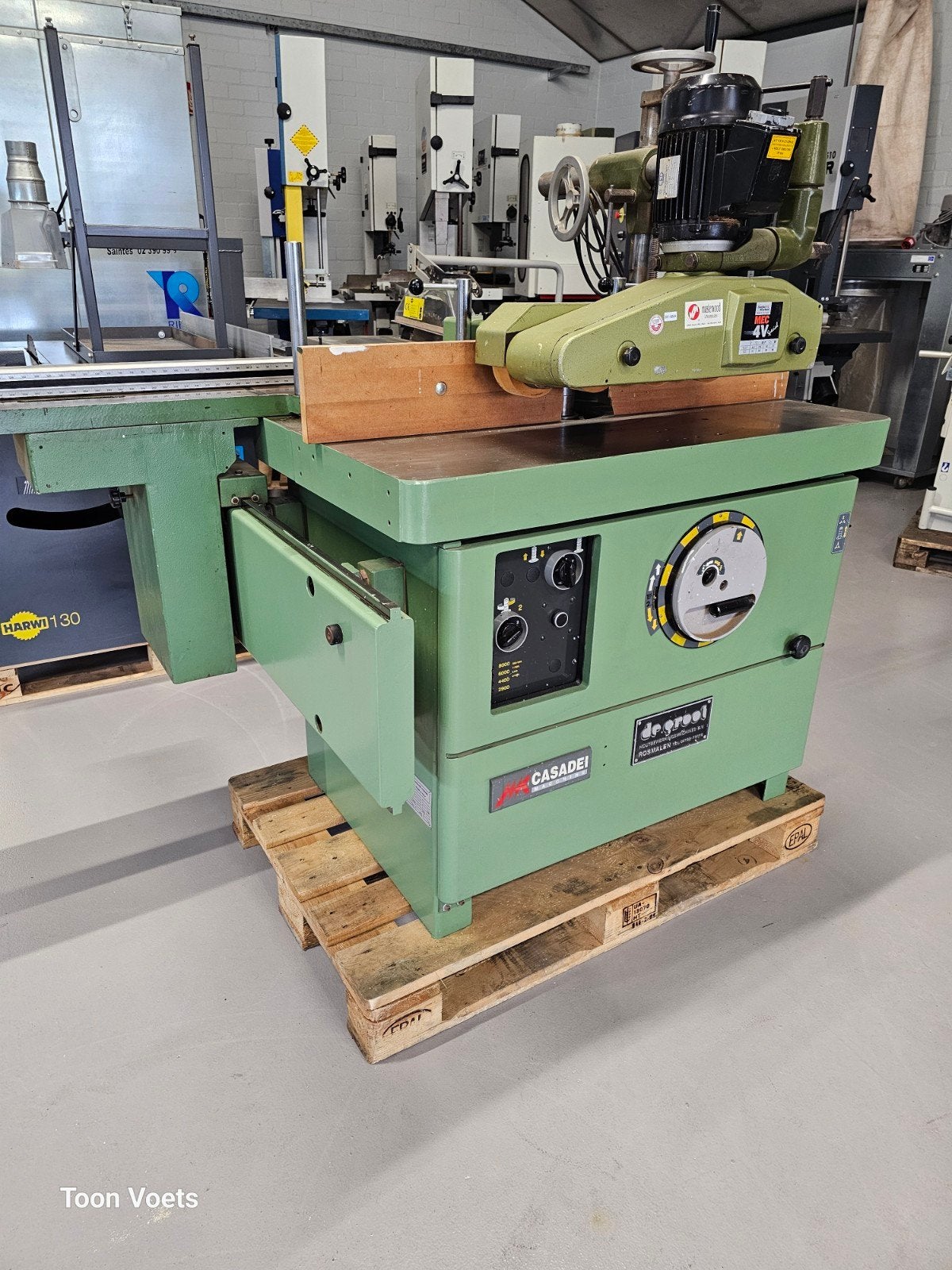Freesmachine Casadei met pennentafel en aanvoerapparraat, Doe-het-zelf en Verbouw, Ophalen, Gebruikt, Overige soorten, Casadei SCM Casolin