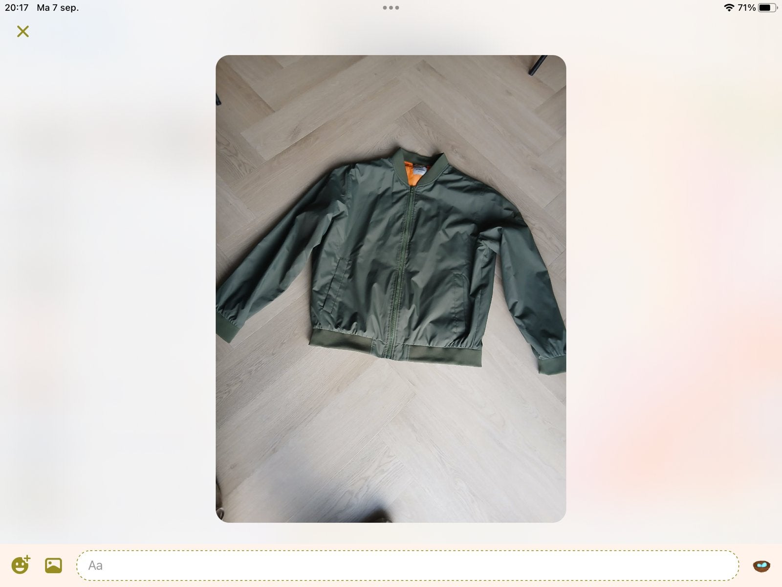 Groene bomberjack - Nieuw(niet gedragen) maat XL, Ophalen of Verzenden, Zo goed als nieuw, Maat 48/50 (M), Groen