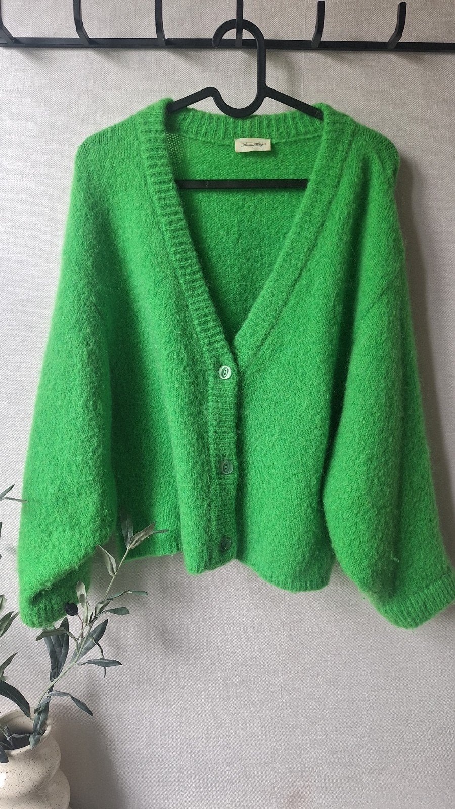 American Vintage vest / Maat S / ZGAN, Kleding | Dames, Ophalen of Verzenden, Zo goed als nieuw, Maat 38/40 (M), Groen