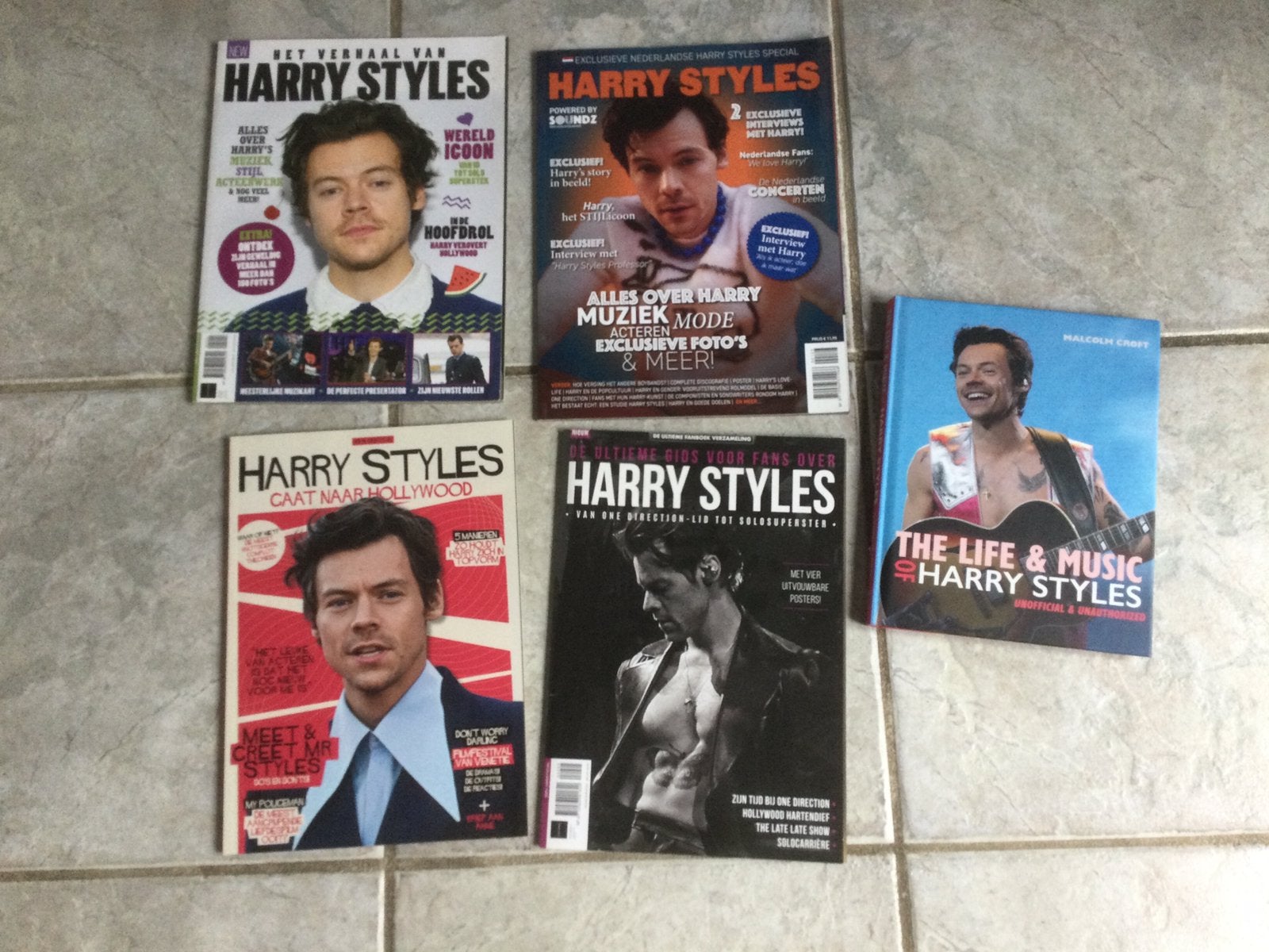 Harry Styles boeken tijdschriften, Boeken, Ophalen of Verzenden, Zo goed als nieuw, Tv-serie