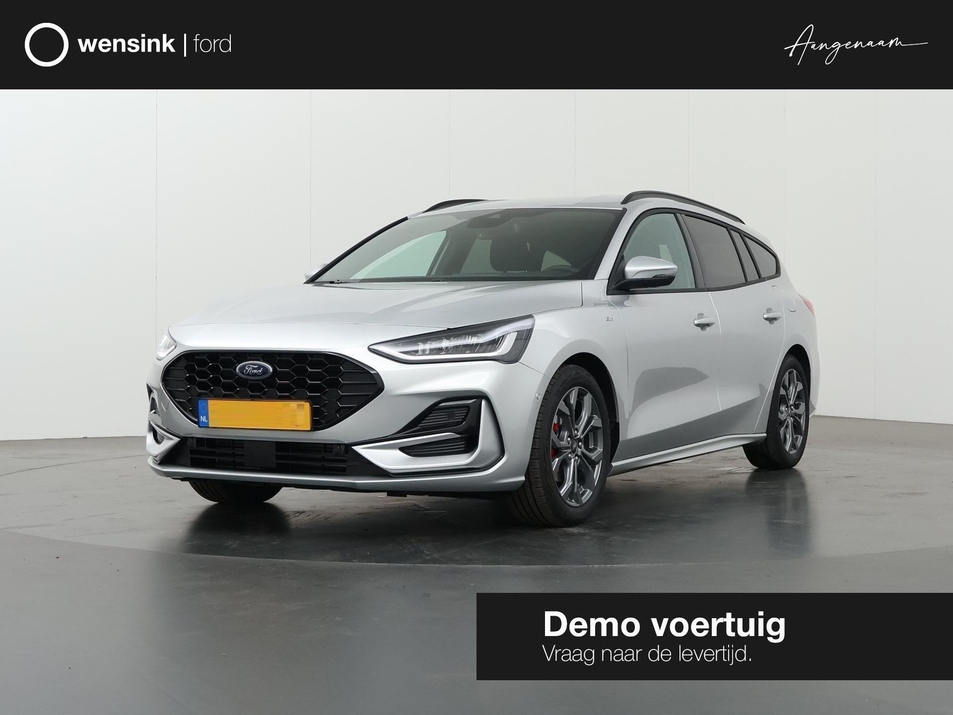 Ford Focus Wagon 1.0 EcoBoost Hybrid ST Line X, Auto's, Euro 6, Handgeschakeld, 19 km/l, Zilver of Grijs