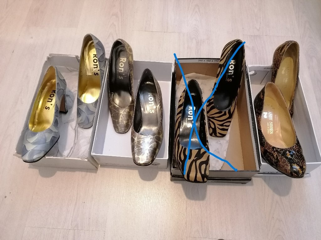 Dames pumps leer maat 38/ 39, per paar € 37,50, Overige kleuren, Ophalen of Verzenden, Zo goed als nieuw, Sandy shoes
