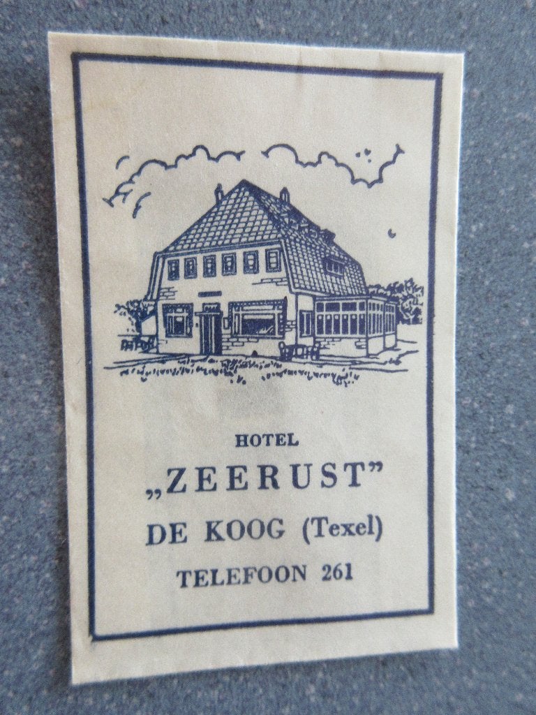 De Koog, hotel Zeerust, Verzenden, Nederland