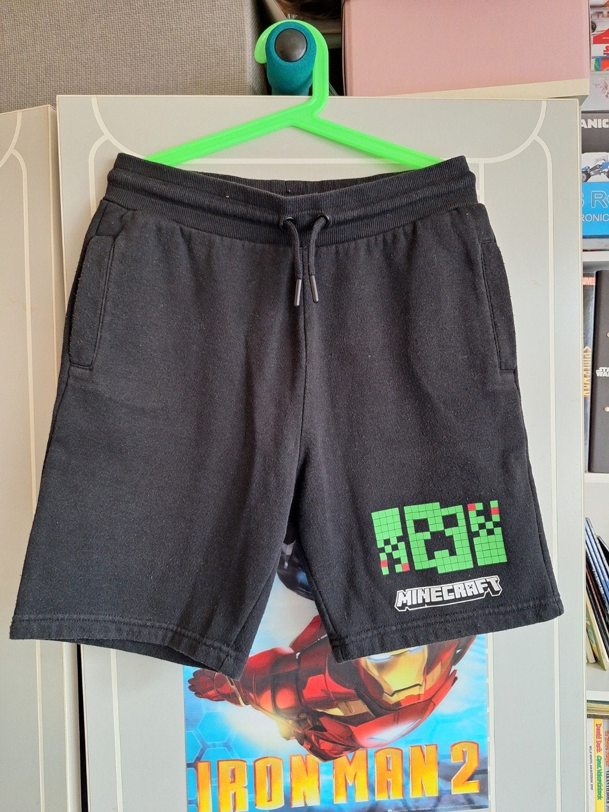 Minecraft korte broek mt 158, Broek, Gebruikt, Minecraft, Ophalen of Verzenden