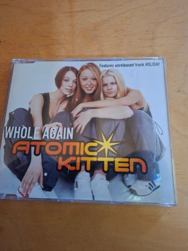 Atomic Kitten - Whole Again CD Single (met unreleased track), Gebruikt, Maxi-single, Ophalen of Verzenden, 1 single