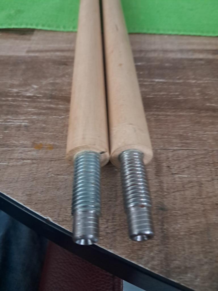 Keu toppen 2 met metalen schroef, Ophalen of Verzenden, Zo goed als nieuw, Keu of Ballen