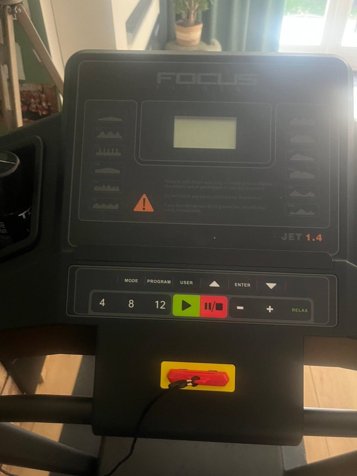 Focus fitness jet 1.4 opklapbaar, Sport en Fitness, Ophalen, Zo goed als nieuw, Loopband