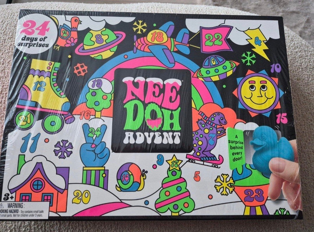 NeeDoh Advent Kalender - Nieuw & Geseald 24 squeezies, Ophalen of Verzenden, Nieuw, Jongen of Meisje