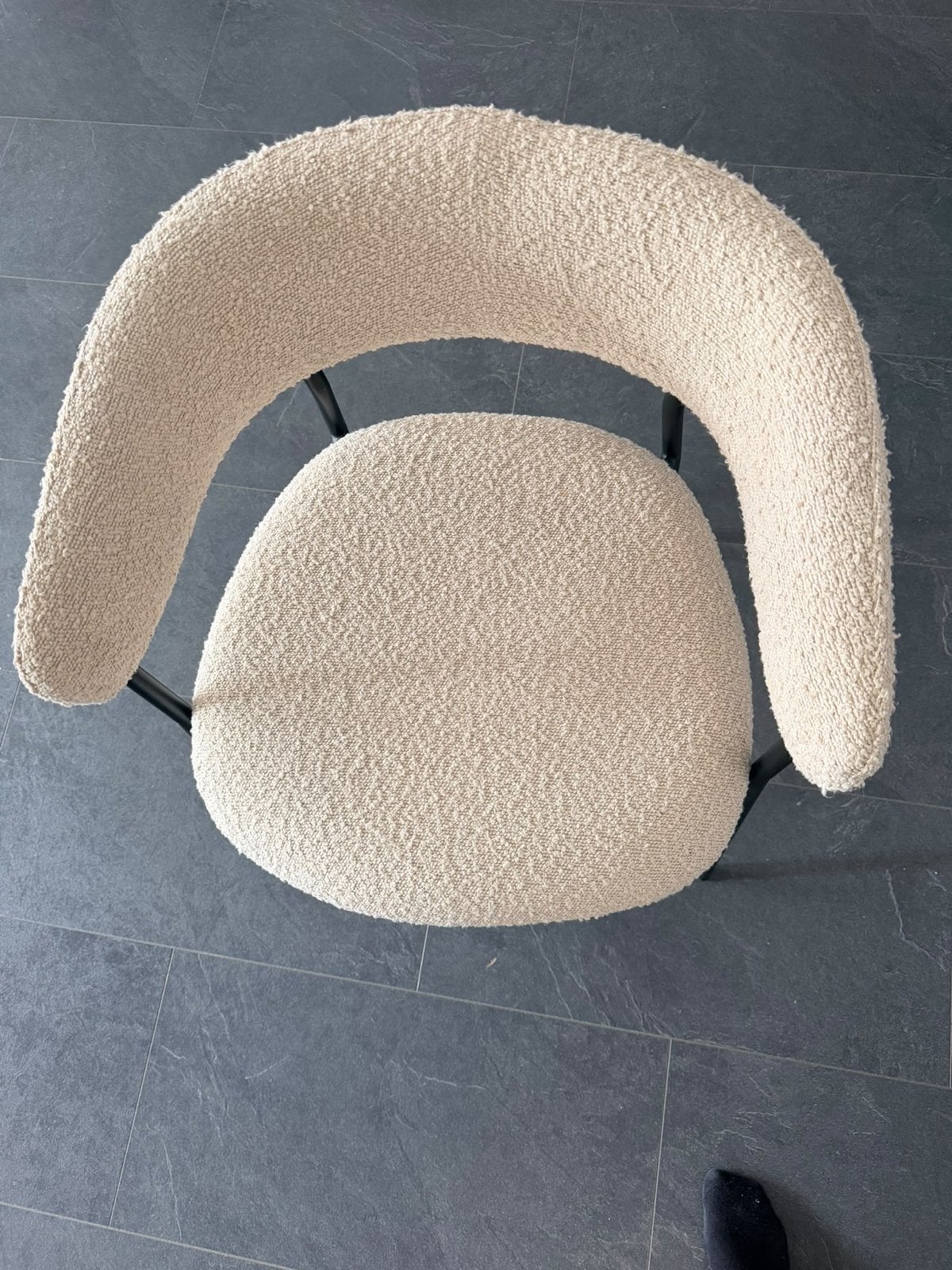 4 Stijlvolle Bouclé Stoel - Zo goed als  nieuw, Ophalen, Overige kleuren, Zo goed als nieuw, Vier