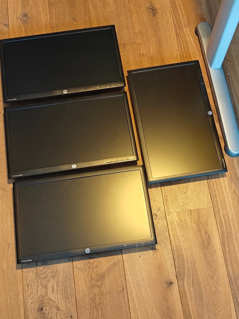 4x HP Compaq LA2306x 23", Computers en Software, Gebruikt, 3 tot 5 ms, DisplayPort, Full HD