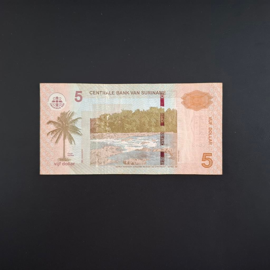 5 dollar Suriname #039, Verzenden, Zuid-Amerika, Los biljet