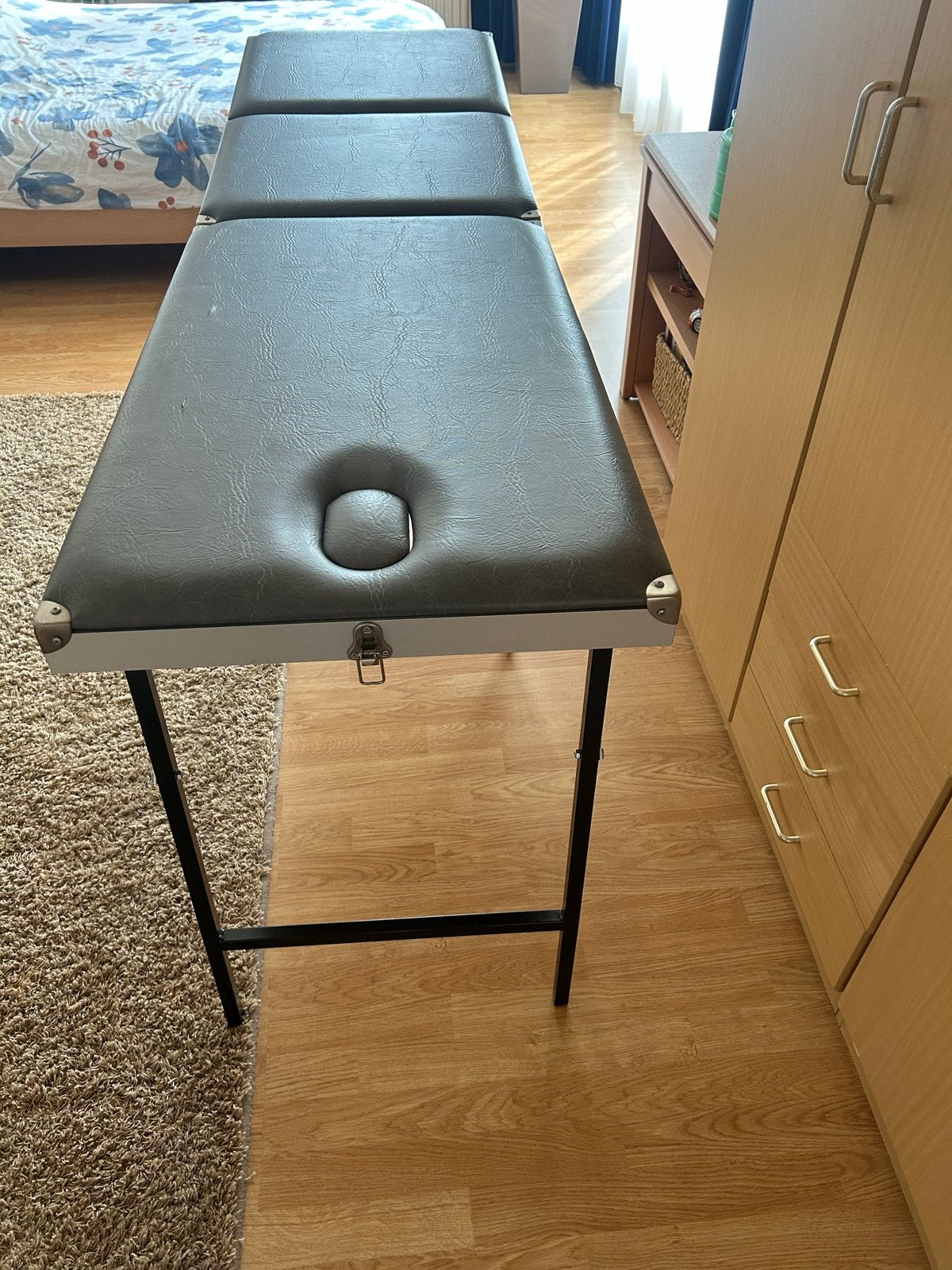 Inklapbare massagetafel - 195x55x80 cm, Ophalen, Gebruikt, Massagetafel