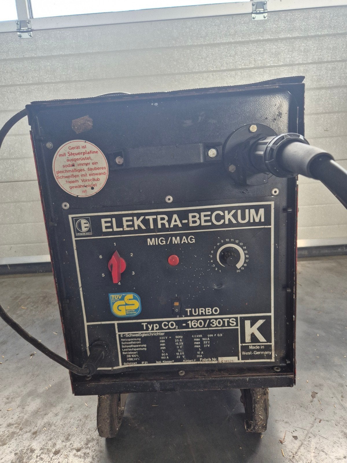 Elektra-Beckum MIG/MAG Lasapparaat CO2 - 160/30TS, Doe-het-zelf en Verbouw, Gereedschap | Lasapparaten, Ophalen, Co2