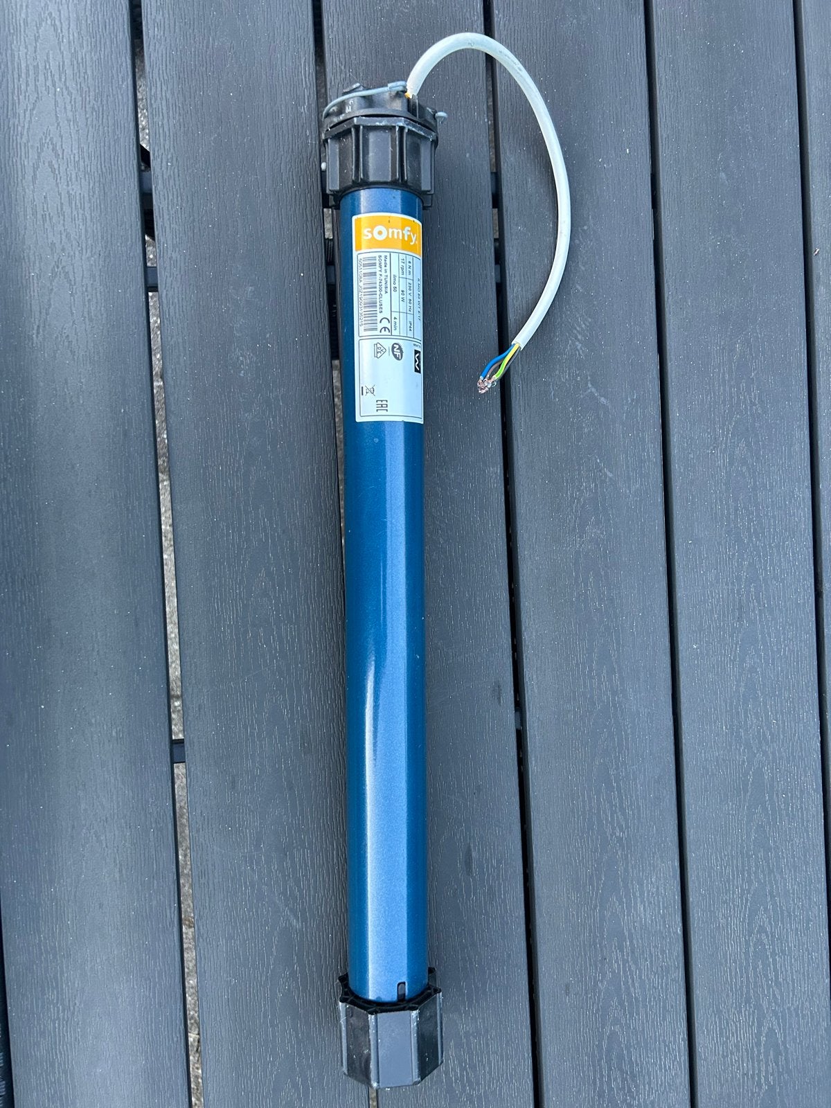 Somfy Rolluikmotor 6/17 6 nm 17rpm, Doe-het-zelf en Verbouw, Ophalen, Gebruikt, Overige kleuren, Minder dan 100 cm
