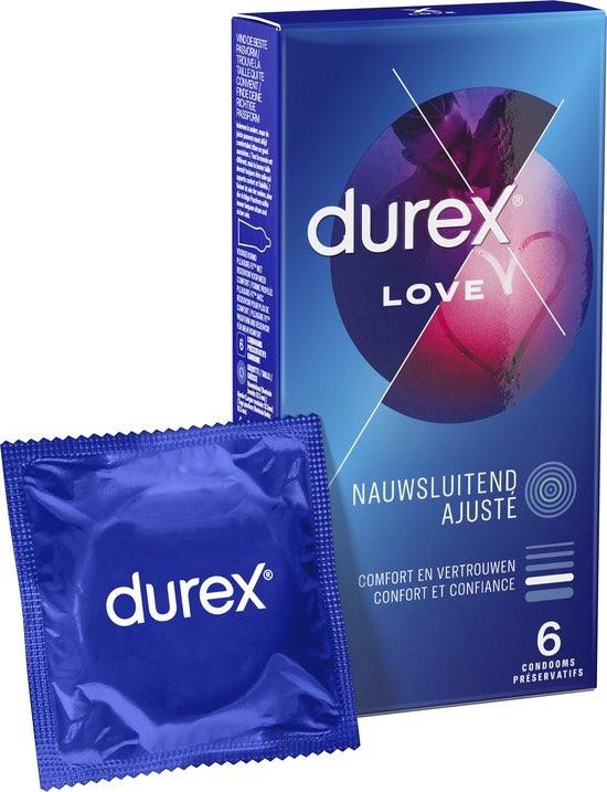 Durex Love condooms - 6 stuks - Comfort en vertrouwen, Verzenden, Nieuw