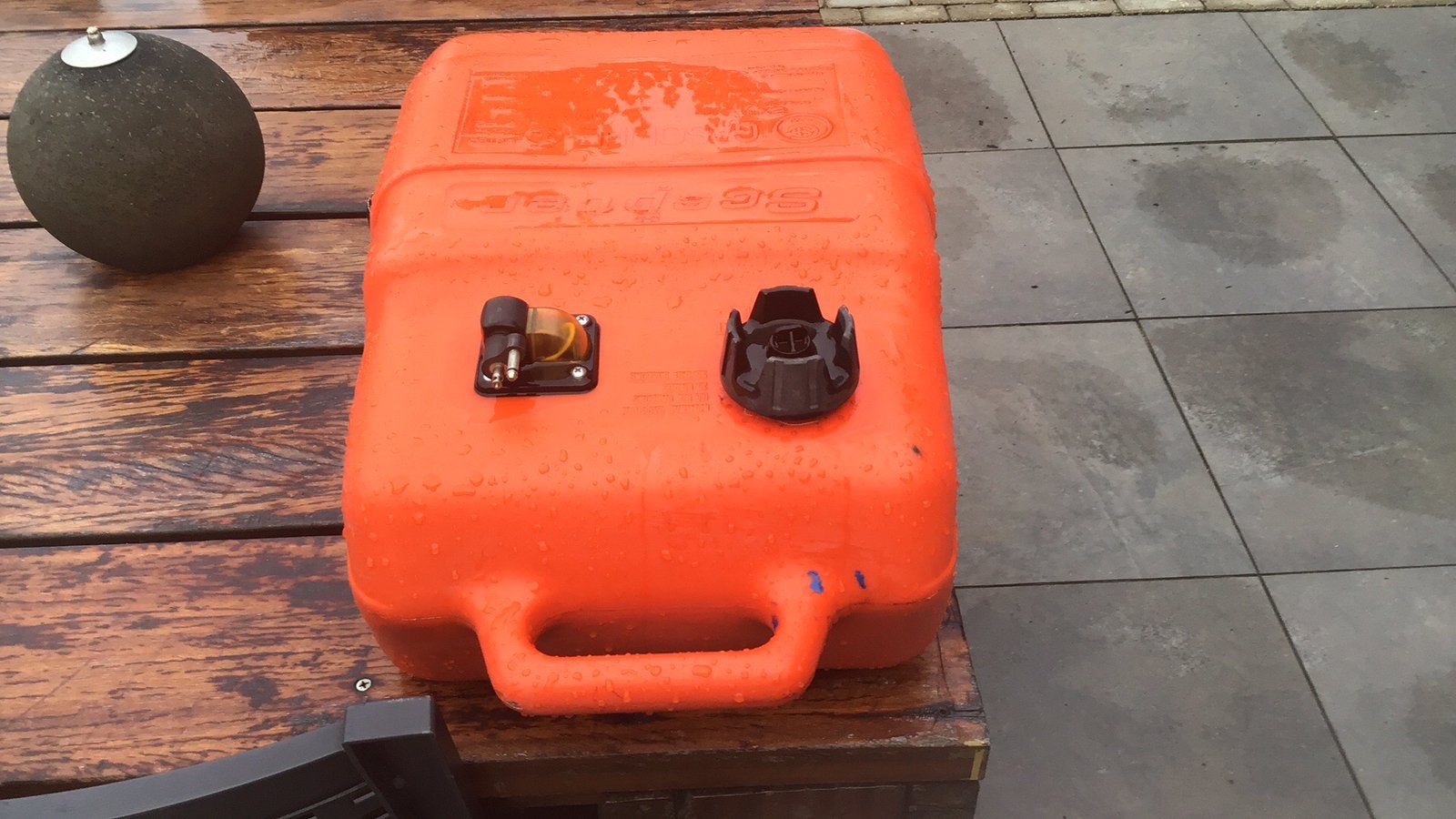 Jerry can benzine voor boot, Ophalen of Verzenden, Zo goed als nieuw, Motor en Techniek
