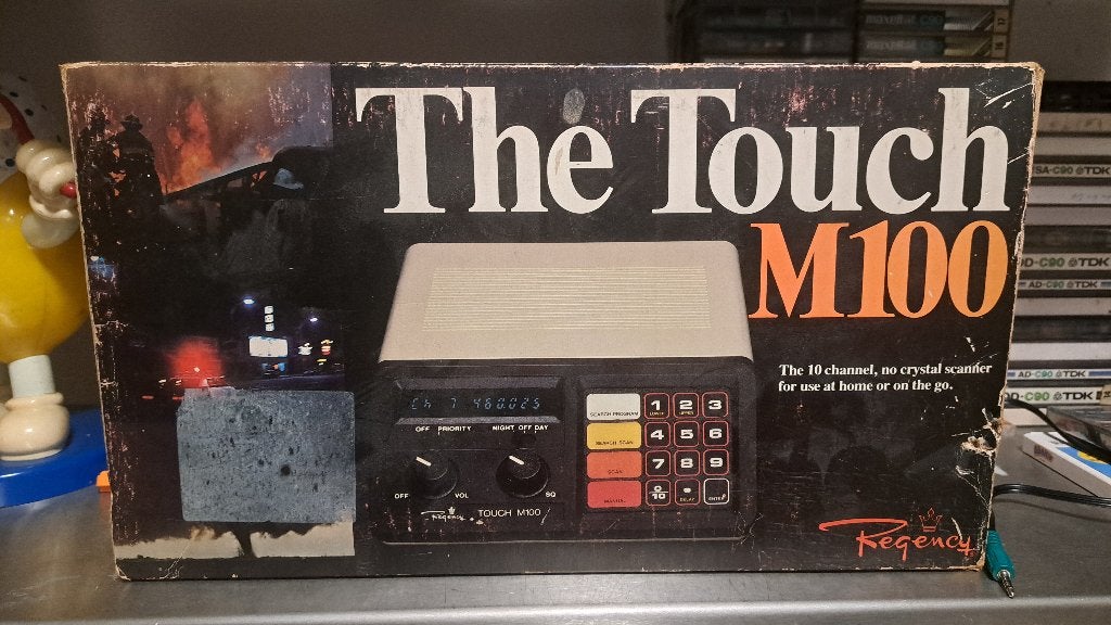 Regency The Touch M100 Scanner Radio - Vintage, Verzenden, Zo goed als nieuw