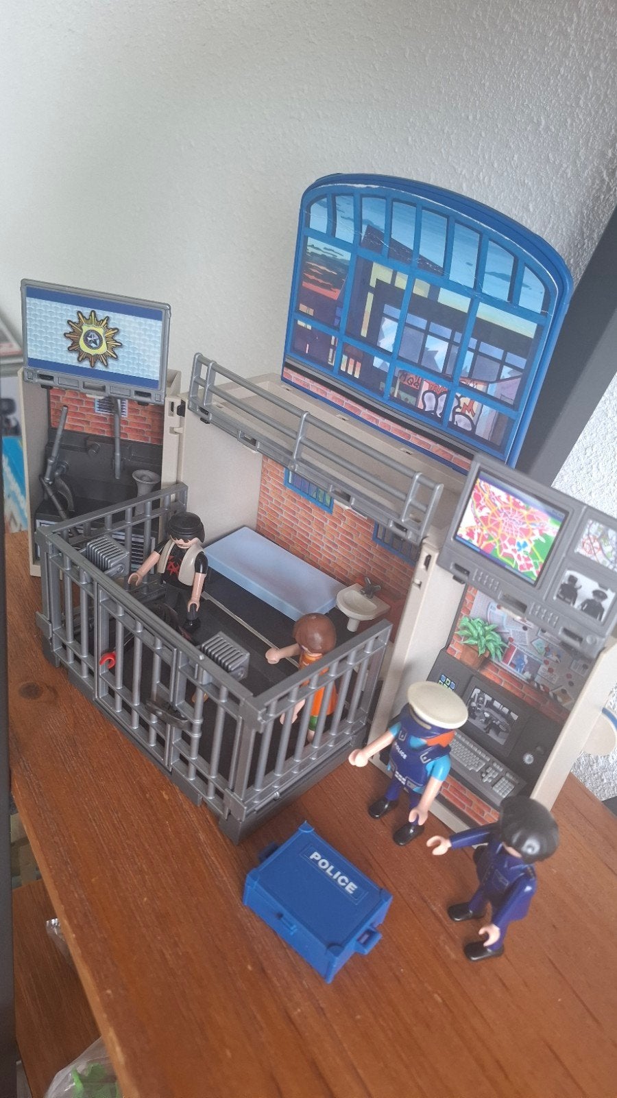 Playmobil City Action 5421; Draagbaar politiebureau, Kinderen en Baby's, Speelgoed | Playmobil, Gebruikt, Complete set, Ophalen of Verzenden