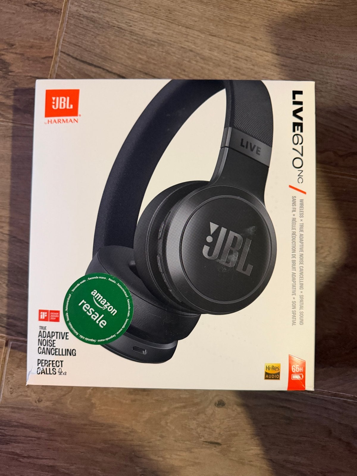 JBL Live 670NC koptelefoon - Nieuw in doos, JBL, Bluetooth, Nieuw, On-ear