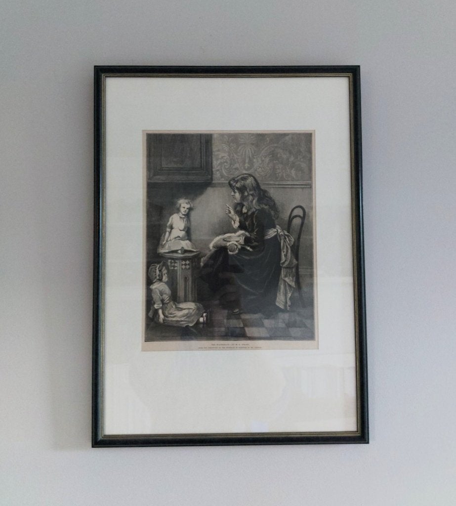 Antiek ets, Antiek en Kunst, Kunst | Etsen en Gravures, Dagelijks leven, Ingelijst, 1800 - 1899, Ets