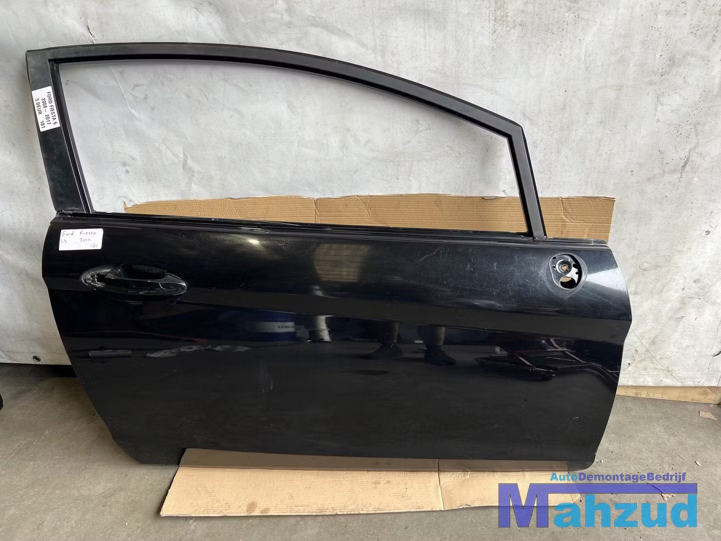 2014 FORD FIESTA 6 Zwart Rechts deur portier 2008-2017, Auto-onderdelen, Carrosserie en Plaatwerk, Gebruikt, Deur, Info@ford.com