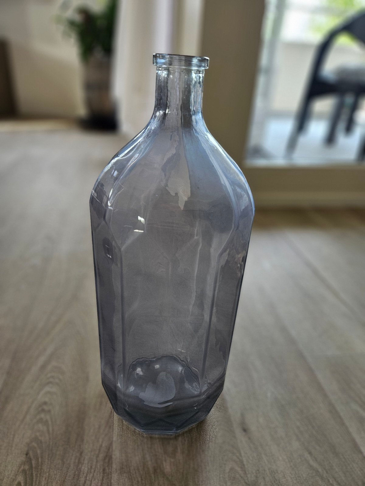 Bloembaas vaas Kwantum - Zo goed als nieuw, Huis en Inrichting, Ophalen, Zo goed als nieuw, Transparant, Glas