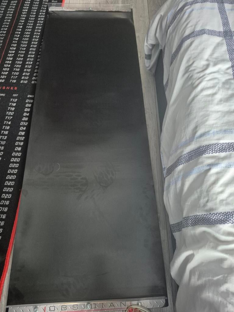 Obsidian Fitnessmat met DVD's en hoezen, Ophalen of Verzenden, Gebruikt, Benen, Fitnessmat
