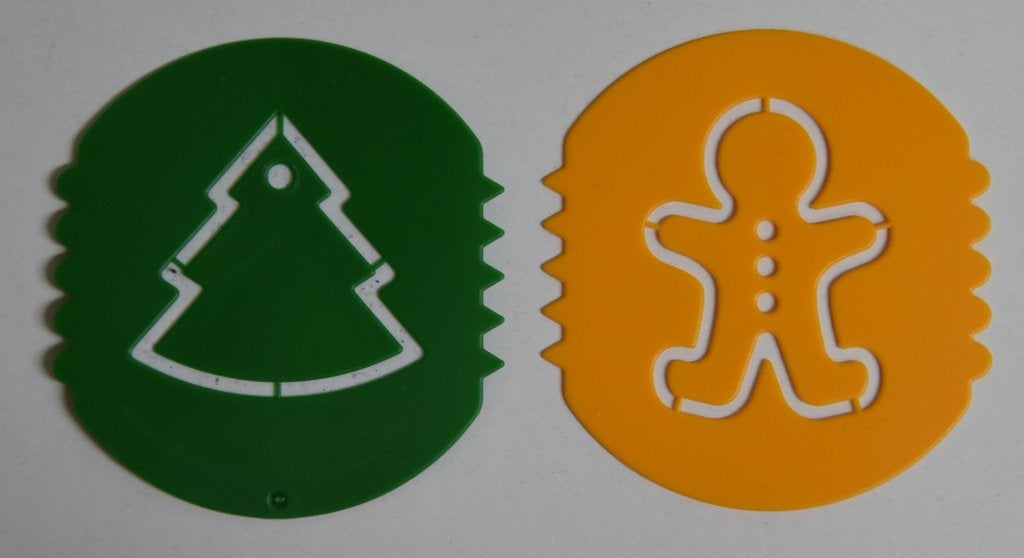 2 pasta Nutella kerst vorm kerstboom koek bakken pannenkoek, Ophalen of Verzenden, Nieuw