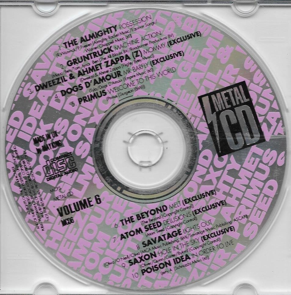 Metal cd volume 6 - Diverse artiesten, Cd's en Dvd's, Ophalen of Verzenden, Gebruikt