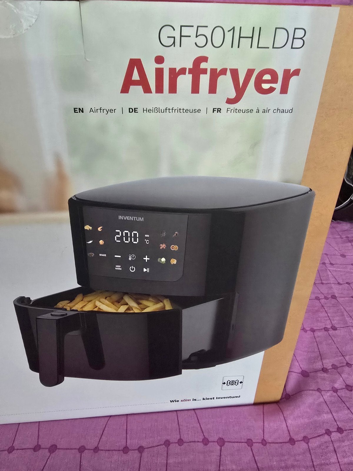 Inventum Airfryer - Nieuw in doos, 11 programm. 5 Liter., Witgoed en Apparatuur, Airfryers, Nieuw, Airfryer, 1000 t/m 1499 gram