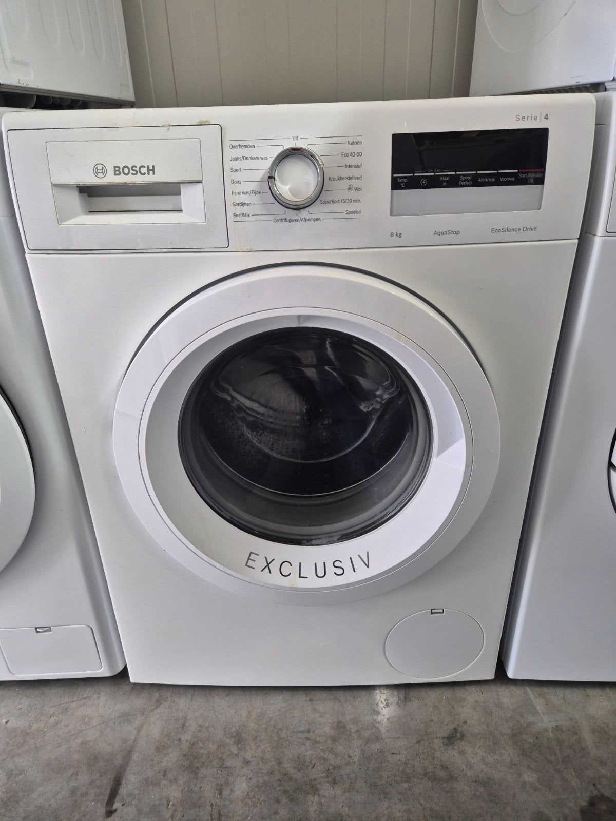 Bosch Serie 4 Wasmachine 8kg -, Ophalen, 1200 tot 1600 toeren, 8 tot 10 kg, Wolwasprogramma