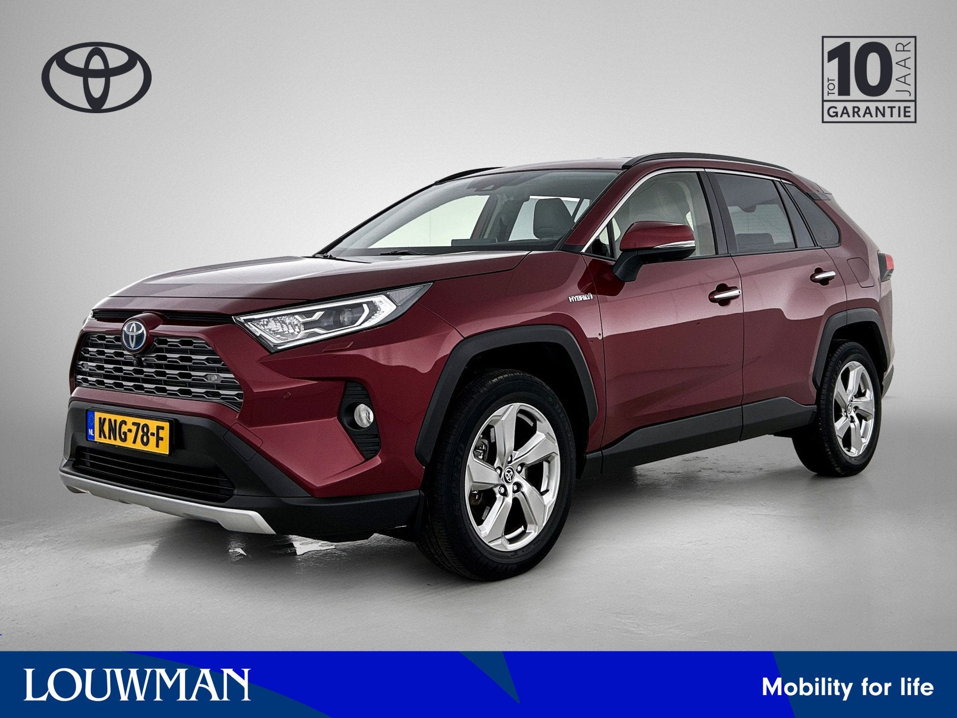 Toyota RAV4 2.5 Hybrid AWD Executive | Trekhaak | Leder | 1., Automaat, 12 maanden, Gebruikt, 4 cilinders