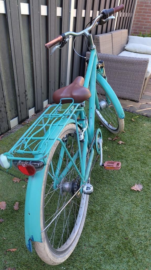 Kinderfiets 24 inch, 3 versnellingen, overgespoten, Fietsen en Brommers, Fietsen | Kinderfietsjes, Ophalen, Gebruikt, 20 inch of meer