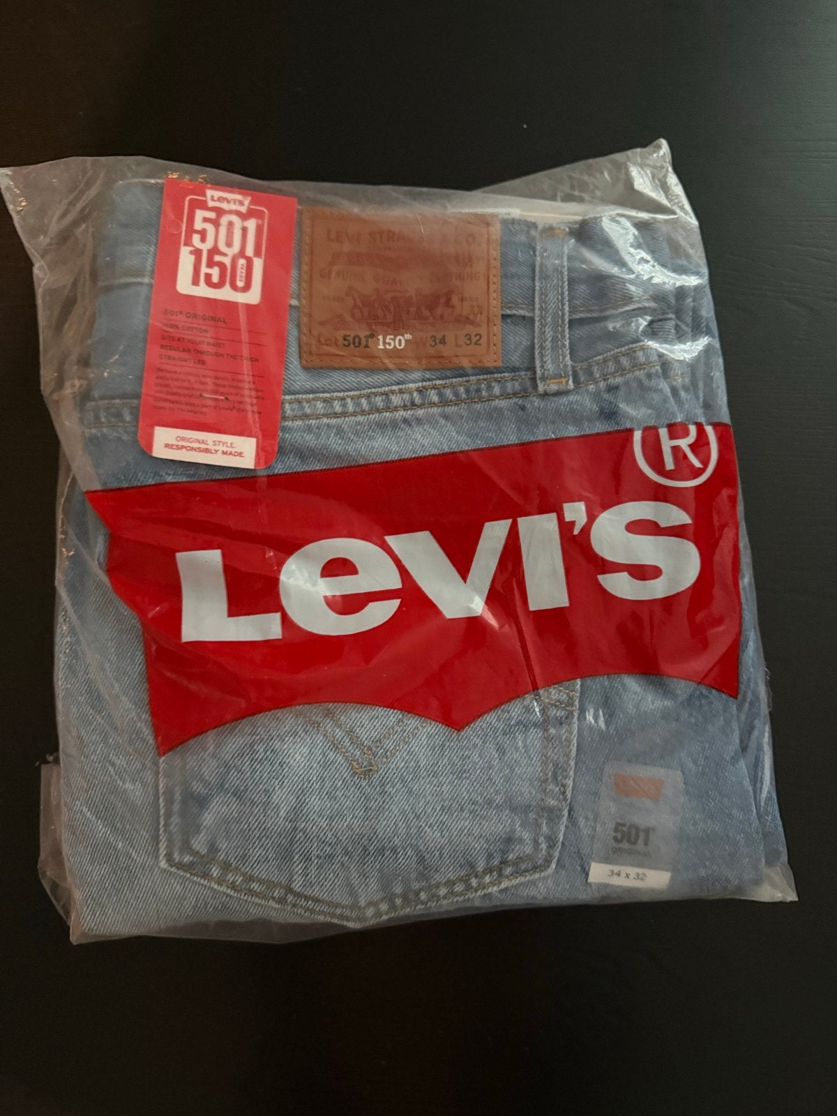 Levi’s 501 150th Anniversary W34 L32 nieuw, Ophalen of Verzenden, Nieuw, Blauw, W33 - W36 (confectie 42/44)