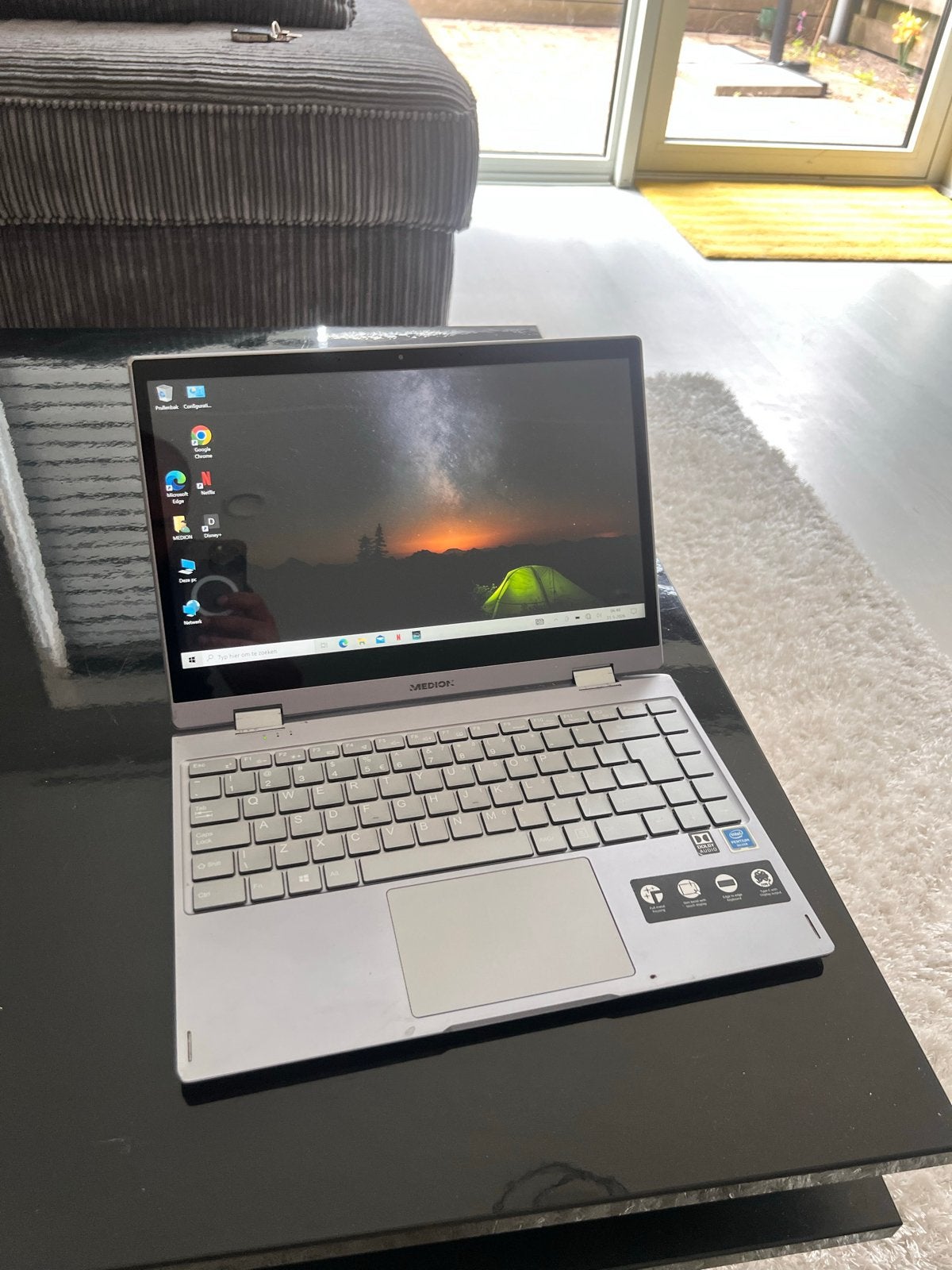 Medion Erazer Convertible Laptop - 14 inch Touchscreen, Computers en Software, Gebruikt, 2 tot 3 Ghz, Ophalen of Verzenden, 14 inch