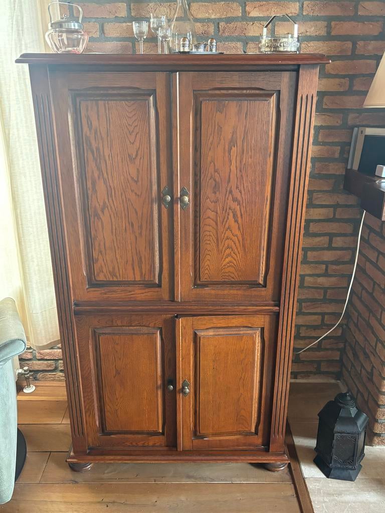 Houten computerkast, Huis en Inrichting, Kasten | Computermeubels, Gebruikt, 120 tot 170 cm, 70 tot 120 cm, 40 tot 80 cm, Overige houtsoorten