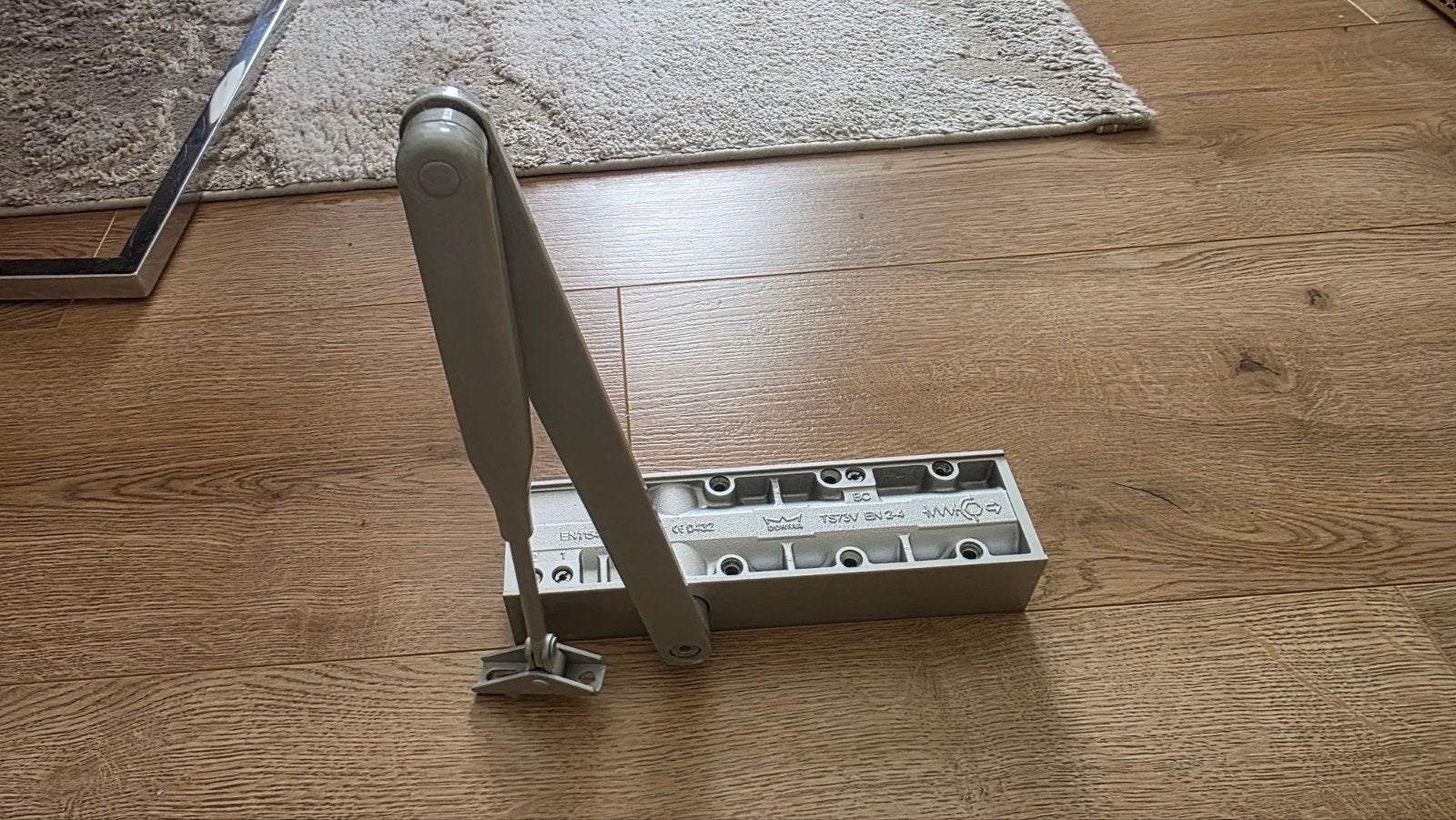 Dorma Deurdranger TS73V - Zilverkleurig, Ophalen of Verzenden, Zo goed als nieuw, Rvs, Overige typen