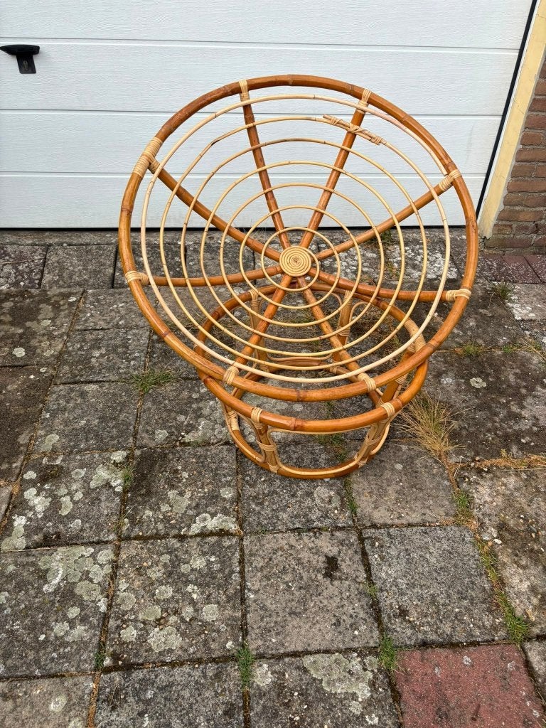 Gloednieuwe papasan stoel, Ophalen, Nieuw, Hout, Eén