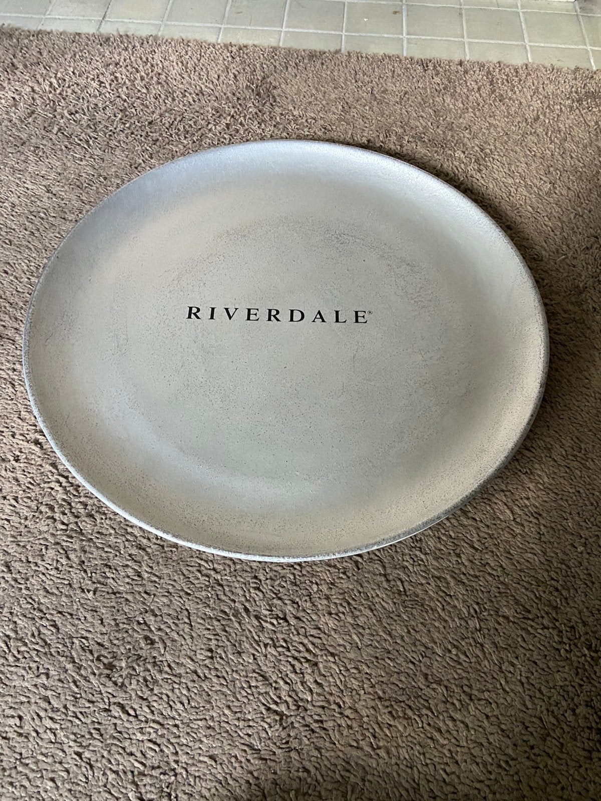 Groot dienblad rivera maison, Ophalen of Verzenden, Zo goed als nieuw, Rond, Hout
