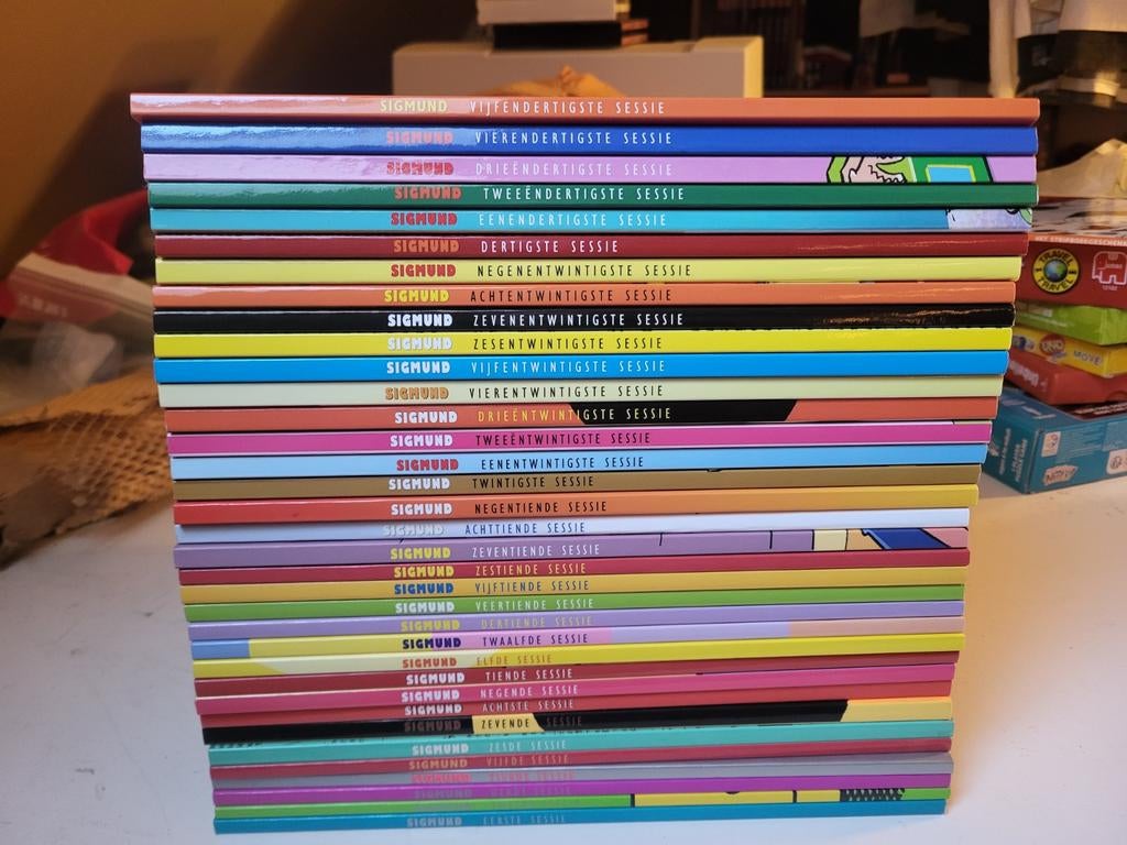 Sigmund. Peter de wit. Complete 35 delige reeks plus bonus, Complete serie of reeks, Ophalen of Verzenden, Zo goed als nieuw