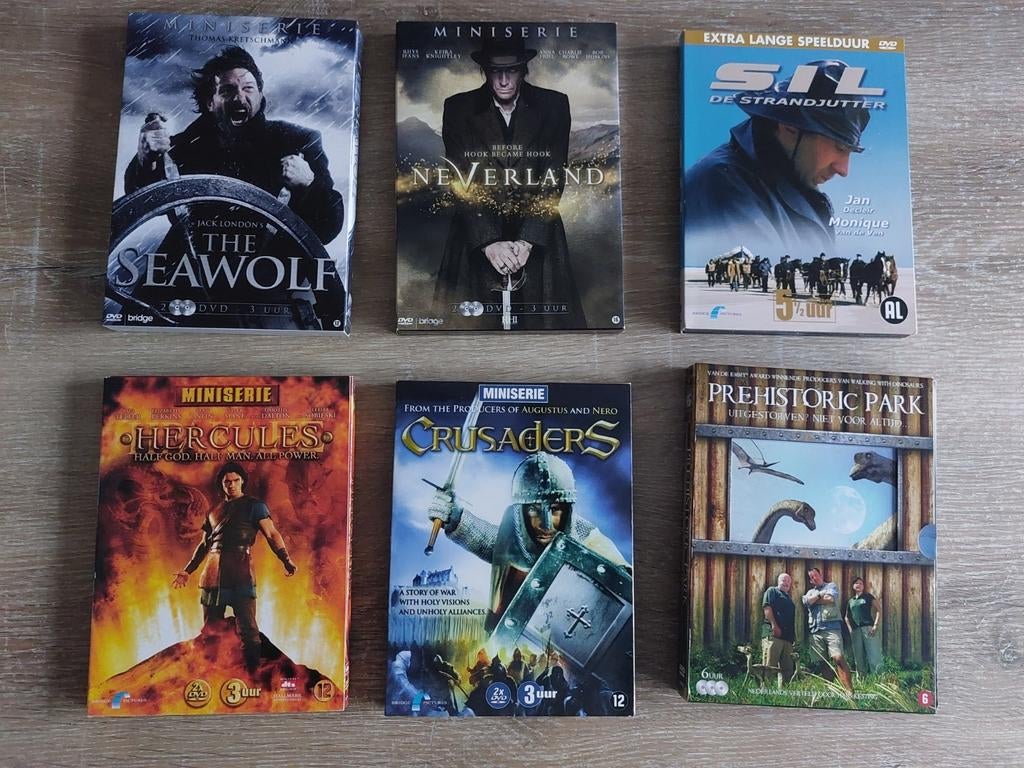DVD Miniserie Hercules Seawolf Crusaders sil strandjutter, Ophalen of Verzenden, Zo goed als nieuw