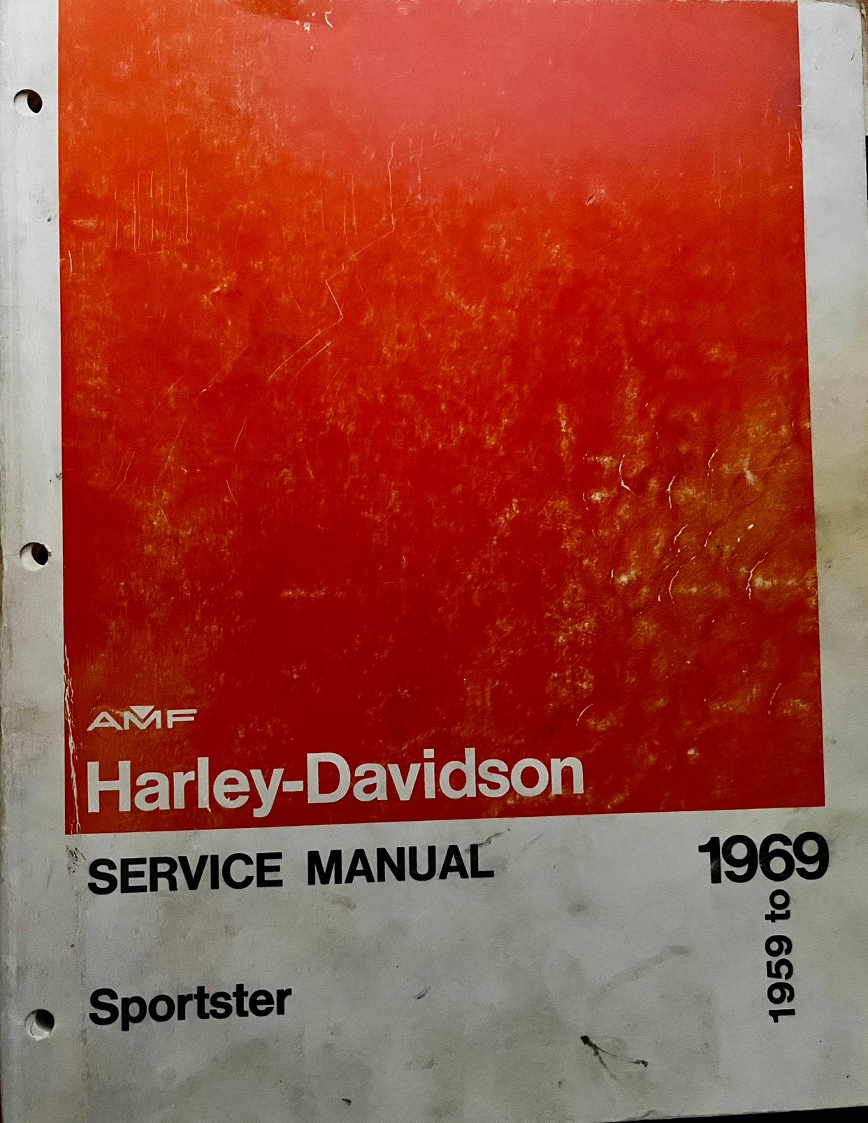 Harley Davidson service manual Sportster 1959-1969, Ophalen of Verzenden, Harley-Davidson of Buell