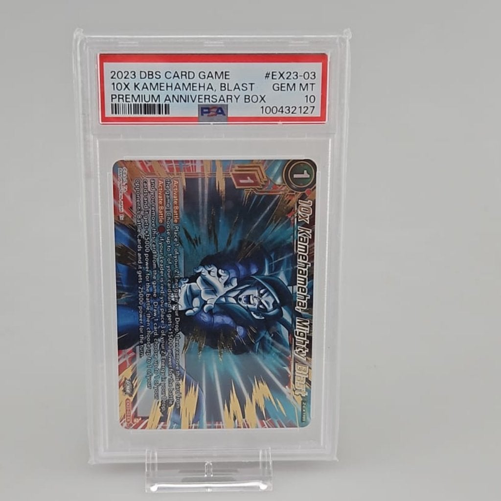 Dragonball Z DBS Kamehameha Blast EX23-03 Slab PSA 10, Pokemon, Zo goed als nieuw, Support@pokemon.com, The PokÃ©mon Company
Roppongi Hills Mori Tower 8F
6-10-1 Roppongi, Minato-ku
Tokyo 106-6118
Japan