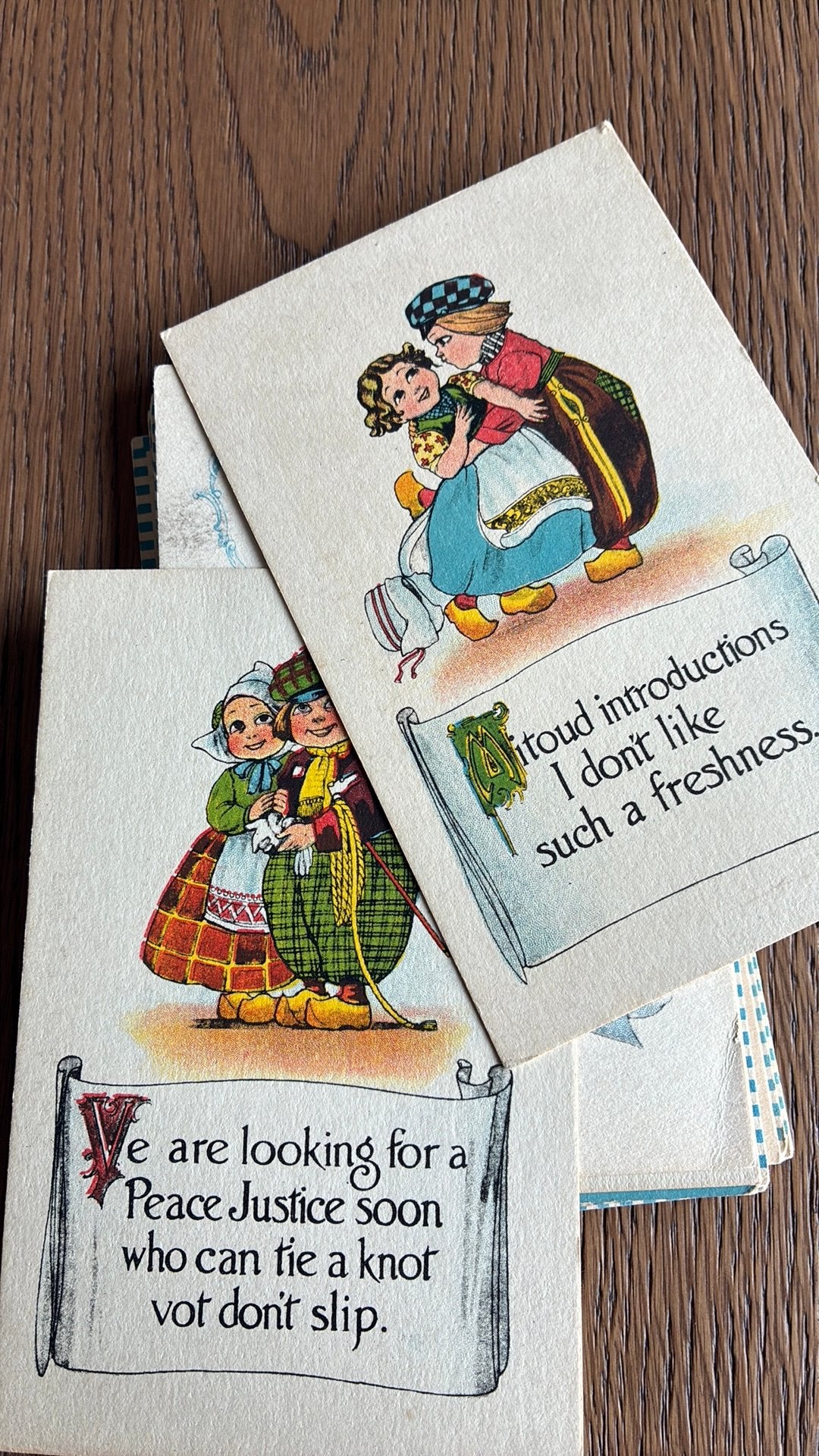 22 kinderkaarten. Boertje/boerinnetje.Vanaf 1913, Verzamelen, Ophalen of Verzenden, 1920 tot 1940, Gelopen