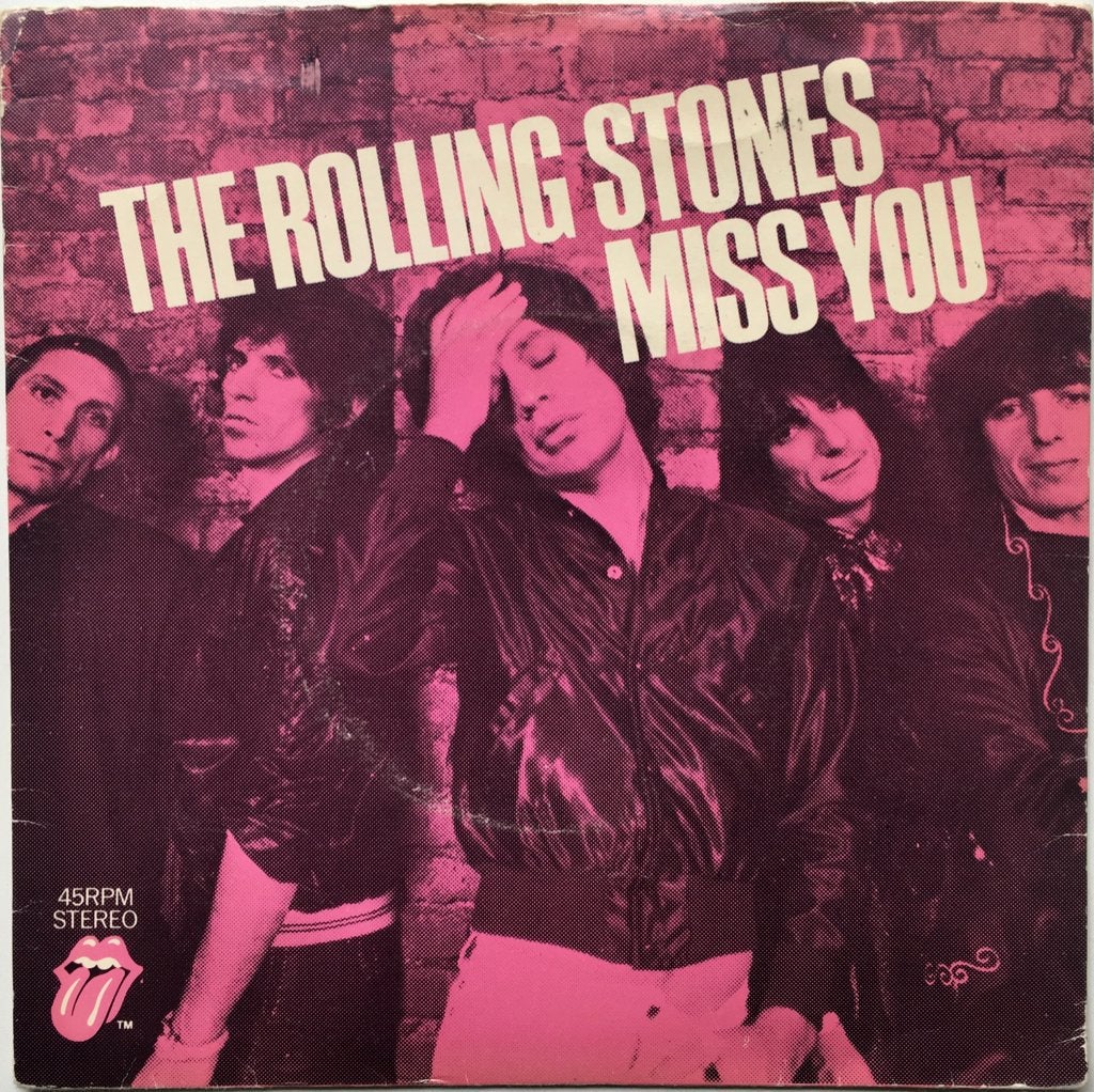 UK36 Rolling Stones Miss you UK '78 €10, Cd's en Dvd's, Gebruikt, 7 inch, Ophalen of Verzenden, Beschermende buitenhoes