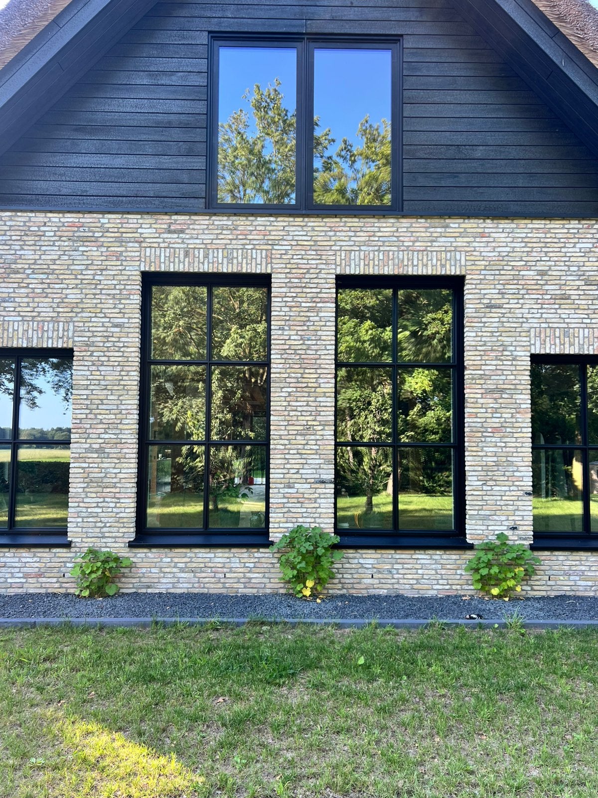Nieuw 2 Aluminium Kozijnen met Triple Glas (Aluvo), Ophalen, Nieuw, Gevelraam of Ruit